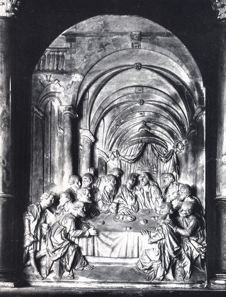 Datei:Mittelteil des Altaraufsatzes Marktkirche Nordhausen 1929 Schiewek.jpg