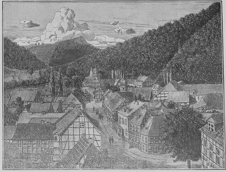 Datei:Jahresbericht über die Königliche Klosterschule zu Ilfeld - Ilfeld und das Defilee ins Ilfelder Tal 04.jpg