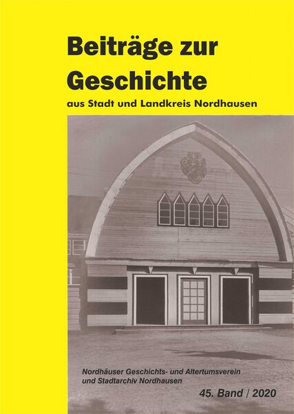 Datei:Beiträge zur Geschichte aus Stadt und Landkreis Nordhausen 2020.jpg