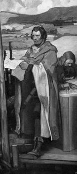 „Stadtgründer Heinrich I.“ (Original) im Stadtverordneten-Sitzungssaal