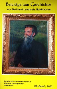 Beiträge zur Heimatkunde aus Stadt und Kreis Nordhausen (Band 38/2012) (Cover)